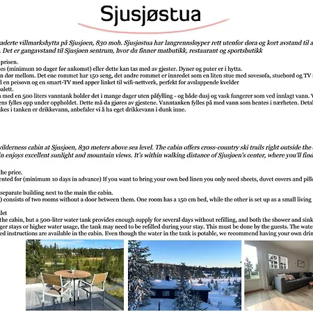 Sjusjostua By Norgesbooking - Close To Cross Country Trails Feriehus