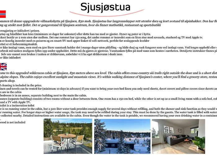 Sjusjostua By Norgesbooking - Close To Cross Country Trails Сasa de vacaciones